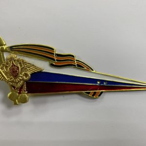 Флажок на берет неуставной (уголок) металлический РА Флажок на берет